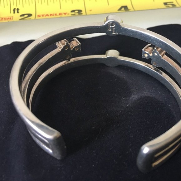 Pamela Love "kinetic cuff"  with iolite and moon stone - Picture 6 of 9